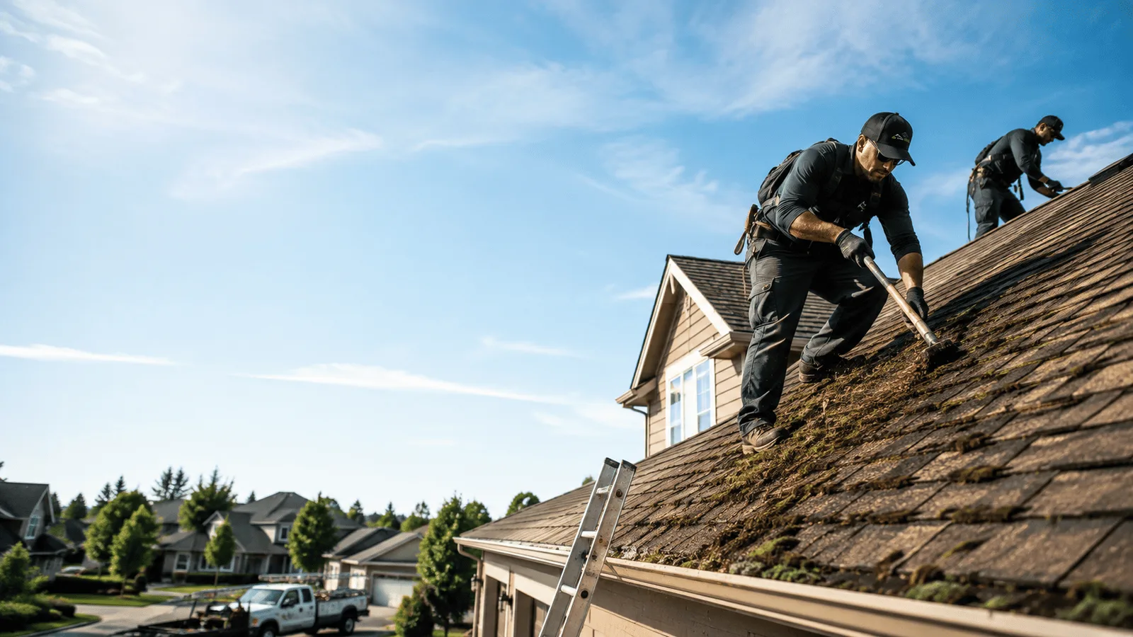Roof Moss Removal in Pomfret Center, CT near me